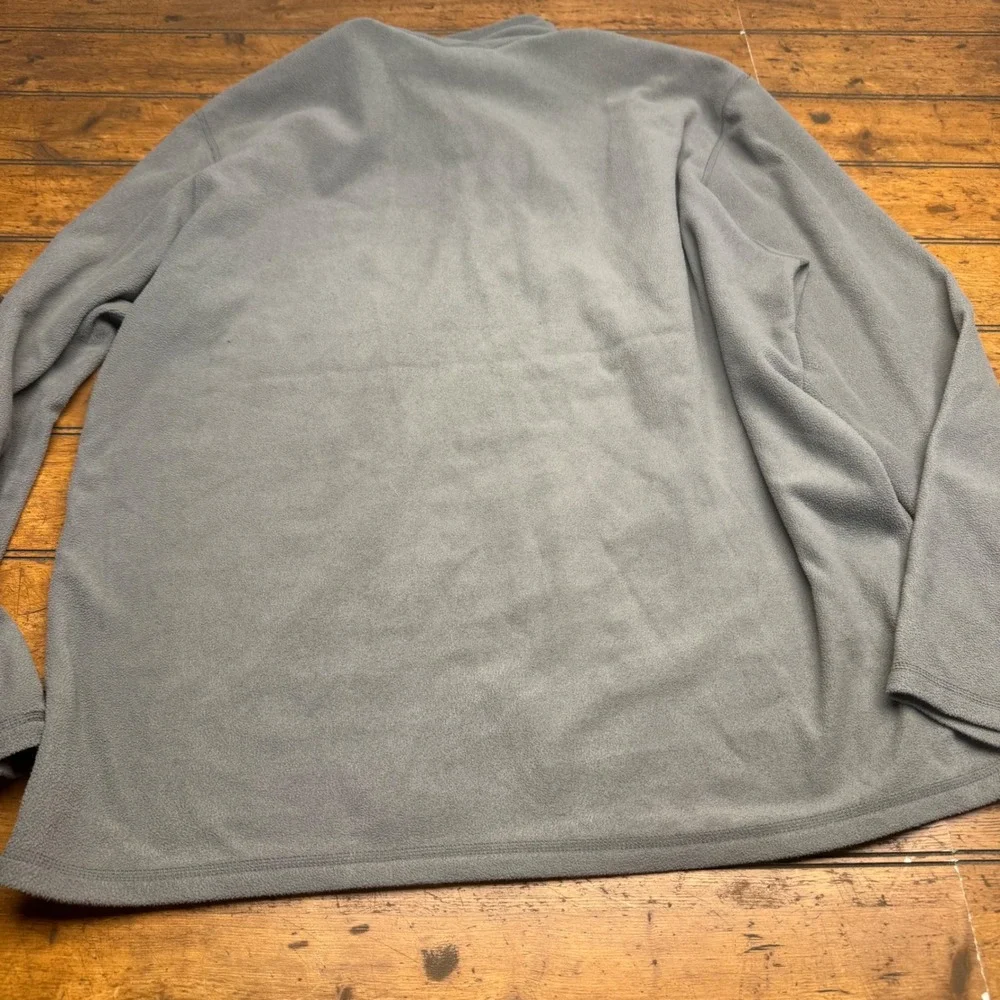 The North Face Mens Gray Fleece 1/4 Zip Pullover Sweatshirt XL‎